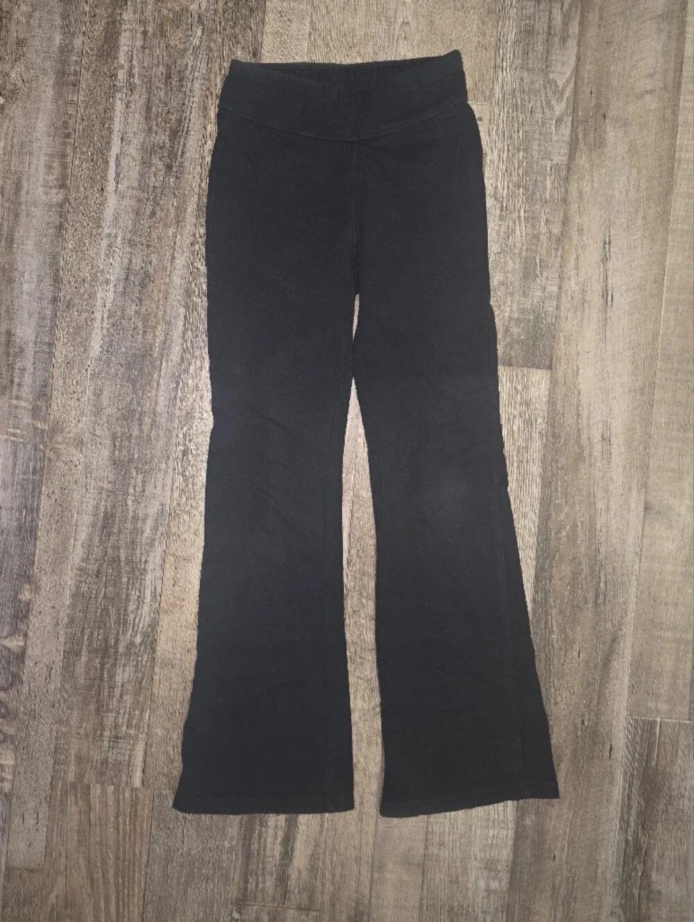 Gap Girl's Black Flared Yoga Pants Size: Small